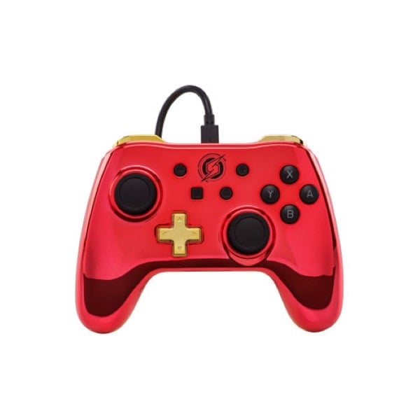 Mando para Nintendo Switch GENER Switch Core Chrome Samus Aran Rojo