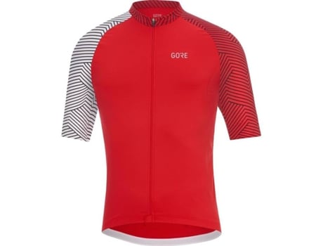 Maillot De Manga corta para hombre c5 gore® wear comprida optiline rojo ciclismo