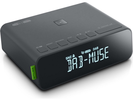 Radio Despertador MUSE Duplo Negro M175Dbi