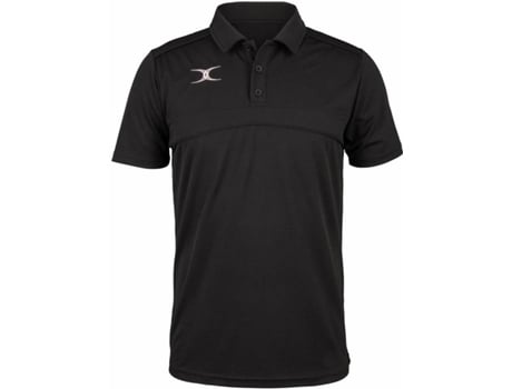 Polo para Hombre GILBERT Photon Negro para Rugby (7-8 años)