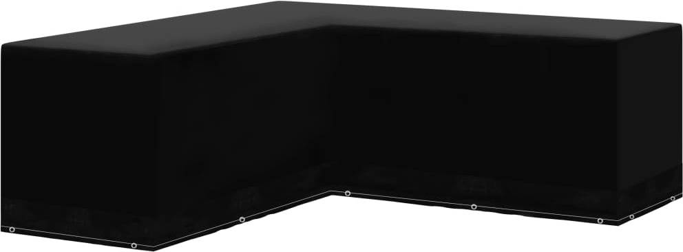 Funda Muebles de Jardín VIDAXL 12 Ojales (Negro - Polietileno - 250 x 250 x 90 cm)