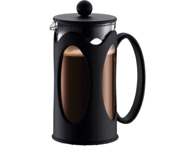 Bodum Cafetera Émbolo acero inoxidable negro 3 taza de 0.35l