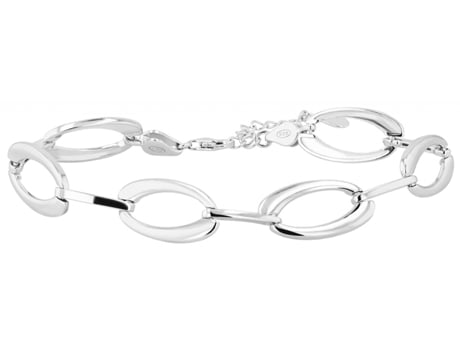 Pulsera en Plata de Ley 925 Bañada en Rodio 18.3 Cm