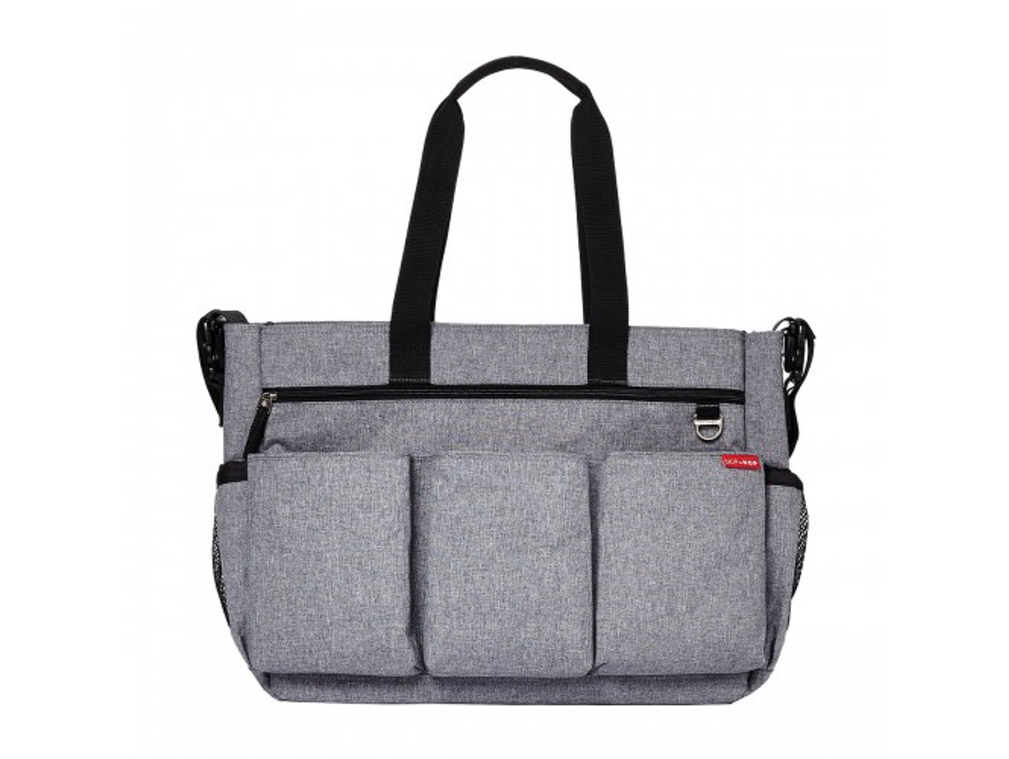 Skip Hop Double bolso de pañales color gris maternidad duo