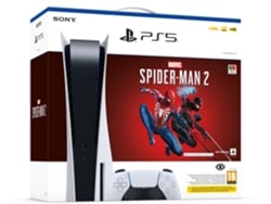 PLAYSTATION Consola PS5 (825 GB) + Juego Marvel's Spider-Man 2 (Formato Digital)