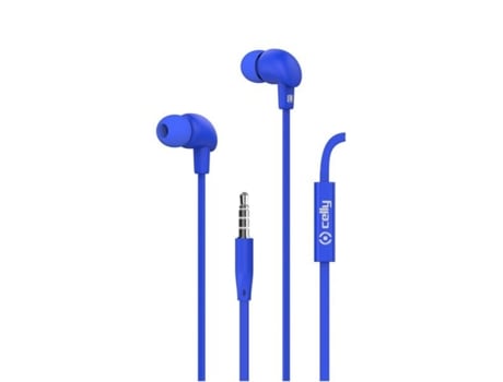 Auriculares Casco Alámbrico Dentro Oído CELLY Azul