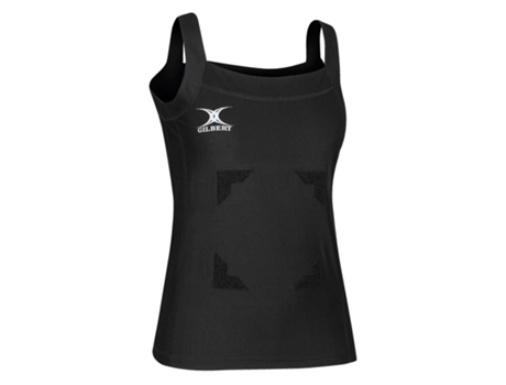 Top de Mujer para Rugby GILBERT Negro (2XS)