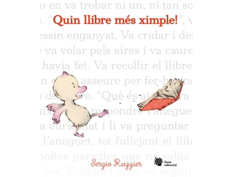 Libro Quin Llibre Més Ximple! de Sergio Ruzzier (Catalán)