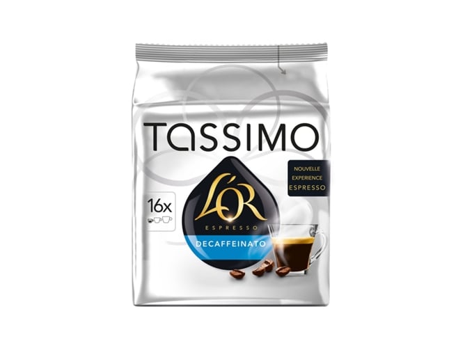 Monodosis Tassimo Lor espresso decaffeinato 16 bolsa café decafeinatto intensidad 4