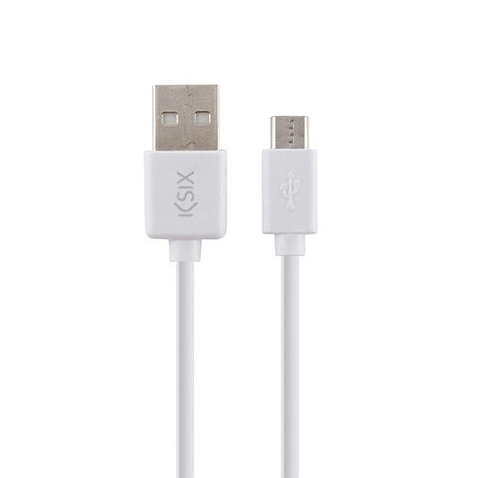 Cable de Datos Ksix (USB - USB - Blanco)