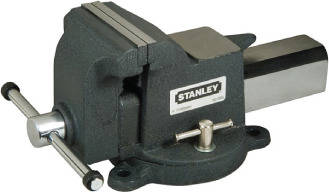 Stanley 183068 Tornillo de banco carga pesada maxsteel 150mm fuerza agarre 2200kg estructura hierro fundido caja para 010028