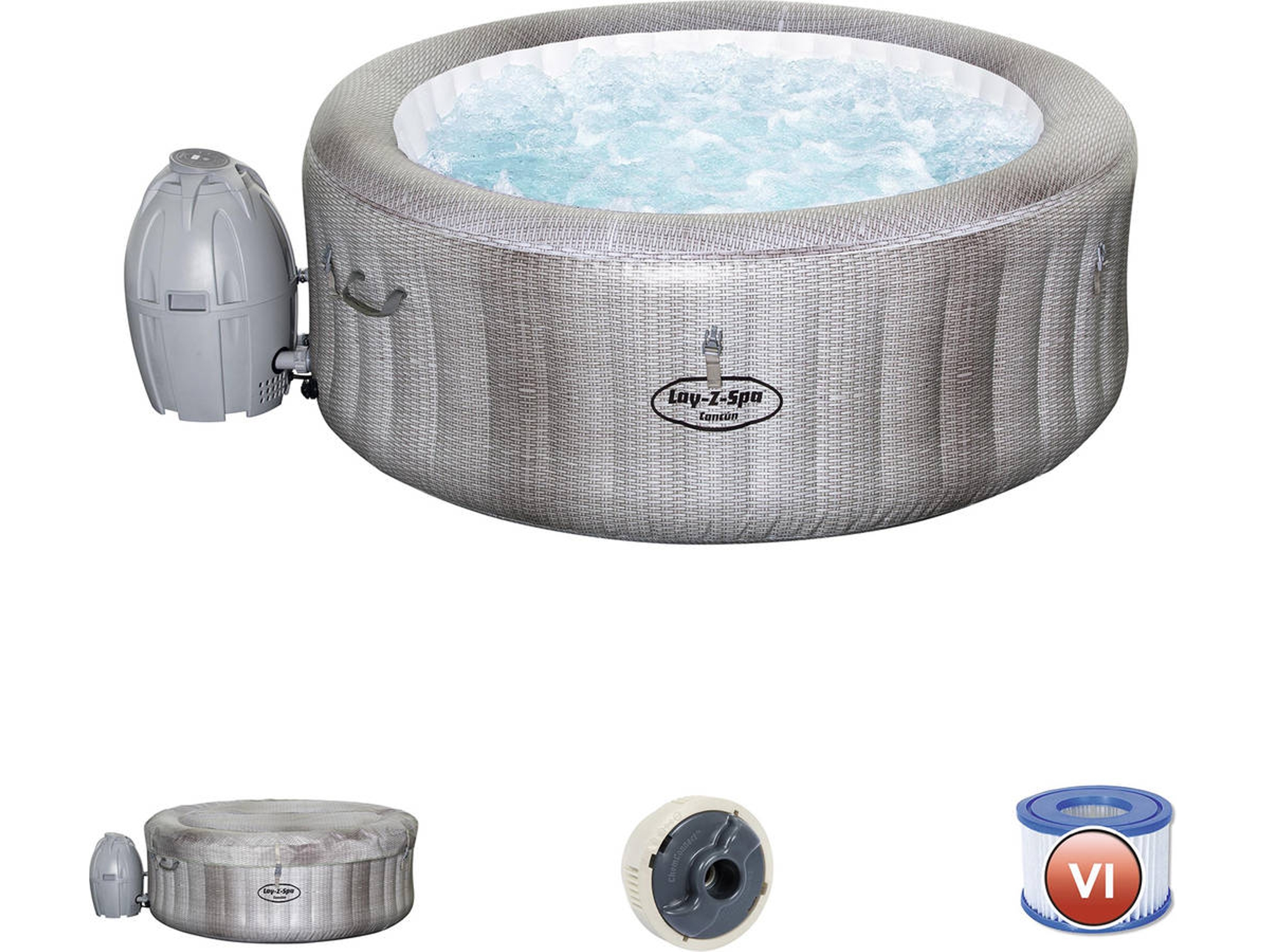 Spa hinchable 4 personas-Spa Hinchable