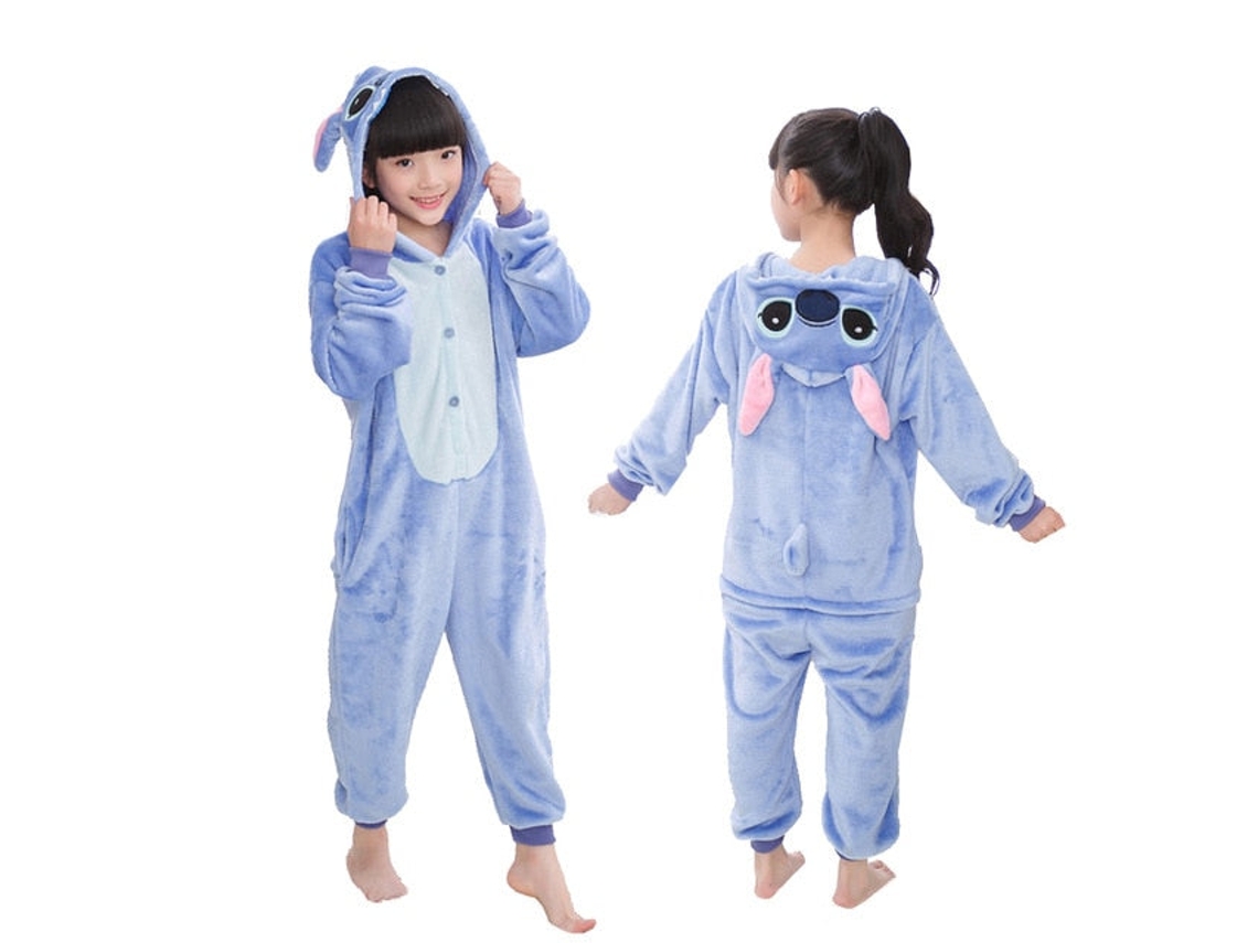 Pijamas SLOWMOOSE de Invierno Niños Costura Niños Cosplay Costura Onesie  Unicornio Pijama Pijamas para Niñas 4-12 Años L03 - 4T (La20 - 10)