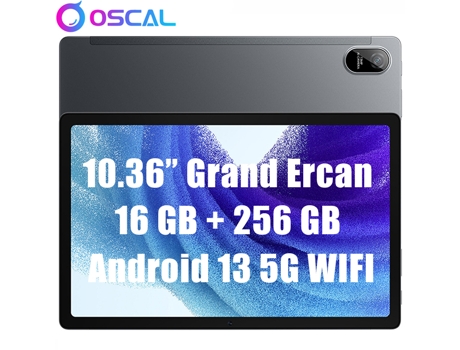 Tablet OSCAL Pad 15 (10,36'' - Bluetooth 5 - 16 GB RAM - 256 GB - Gris)