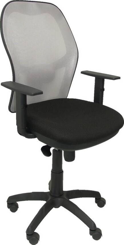 Silla de Escritorio Operativa PYC Jorquera Negro GR (Brazos Ajustables - Malla)