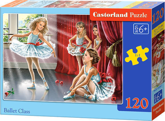 Puzzle Castorland Ballet class 120 piezas pcs rompecabezas dibujos niños 6 años