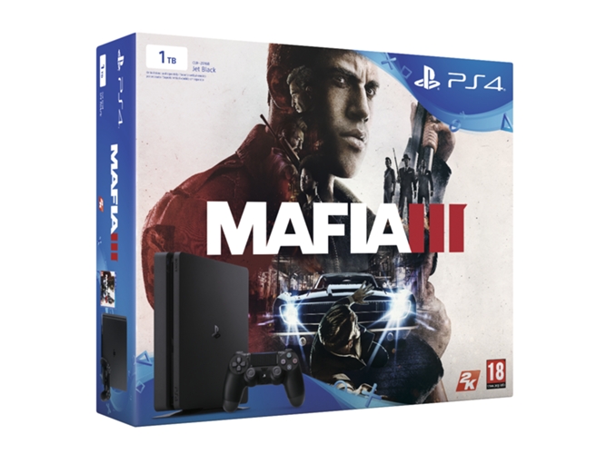 Consola PS4 Slim + Mafia III (1 TB)