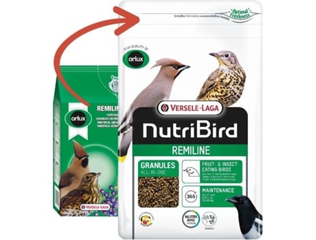 Ración para Pájaros VERSELE LAGA NutriBird Remiline Pateekorrel (1 kg)