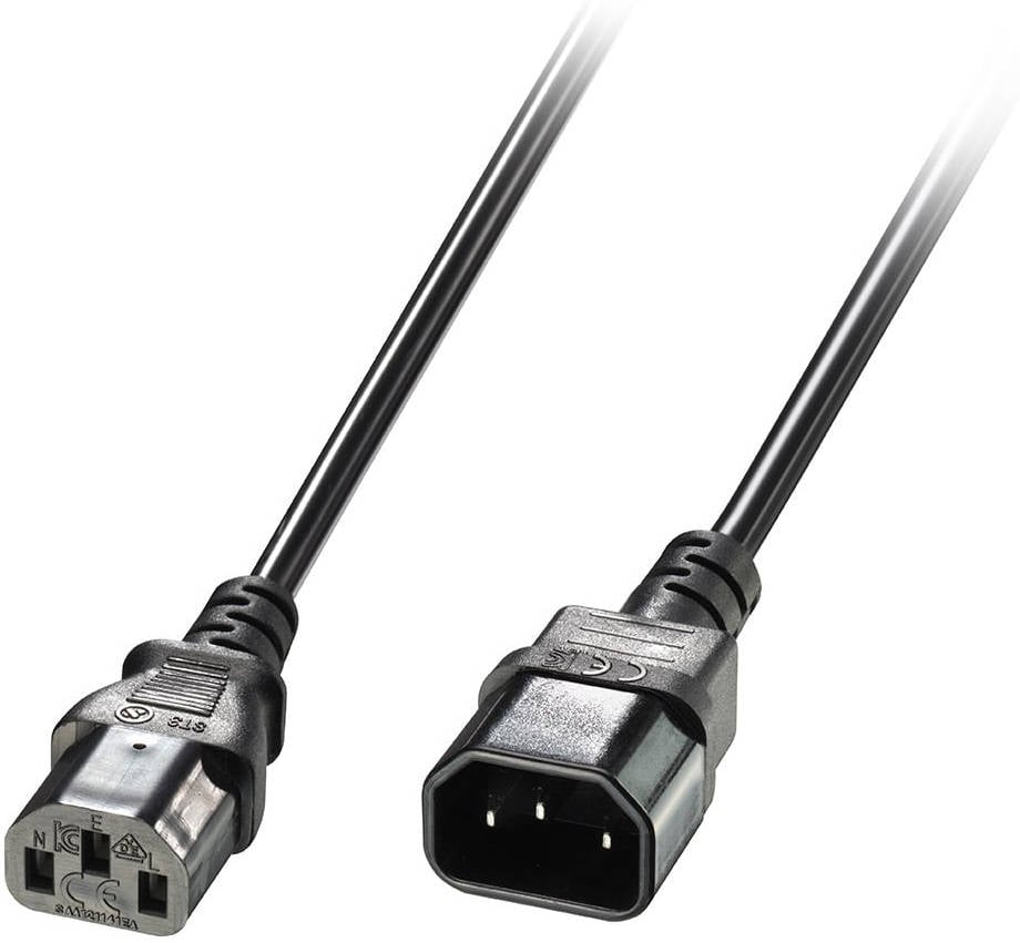 Cable de Alimentación LINDY (1 m - Negro)