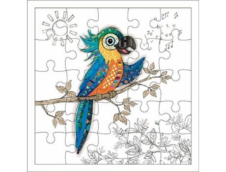 Tarjeta puzzle loro KIUB Kook