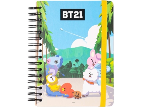 Erik Cuaderno De notas a5 bullet journal product oficial bt21 156x216 cm 14.8x21cm