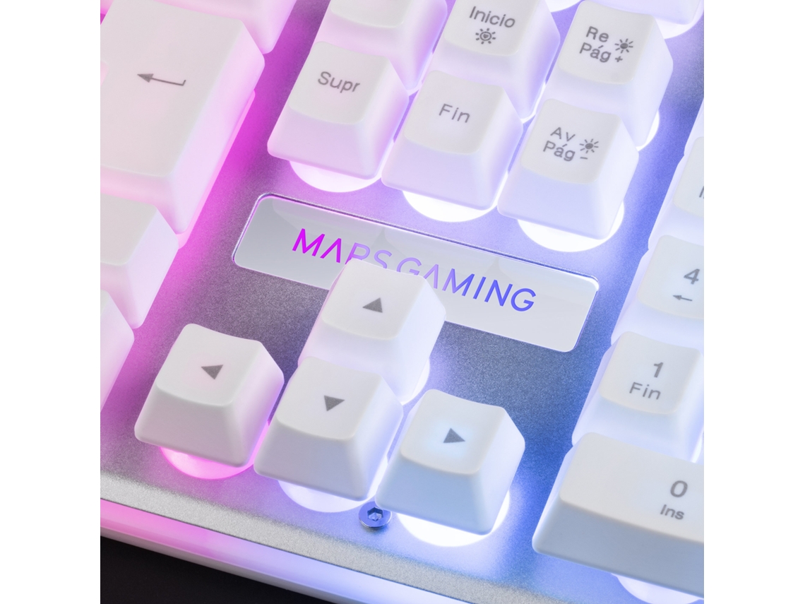 Mars Gaming MK220 Teclado Gaming H-Mech FRGB Antighosting Español 