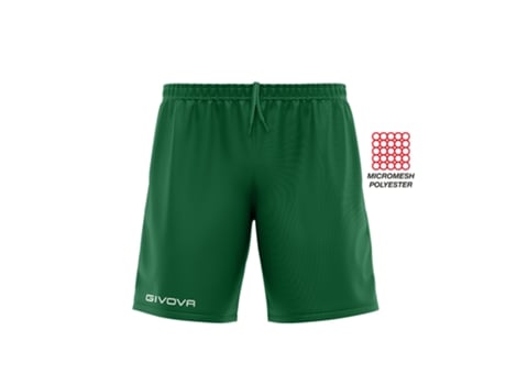 Pantalones Cortos Unisex GIVOVA (XL - Verde)