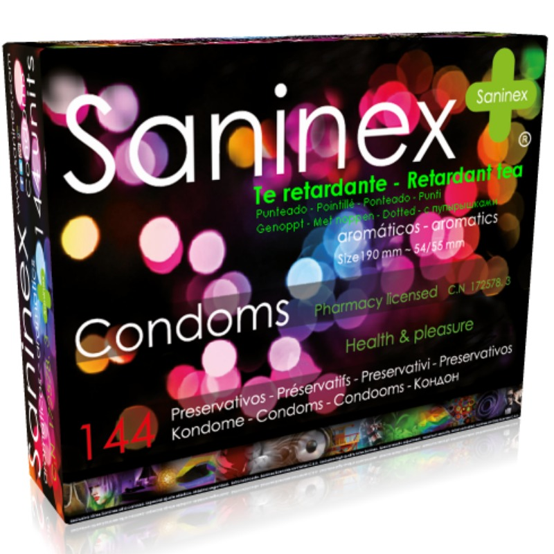 Saninex Te Retardante preservativos 144 uds