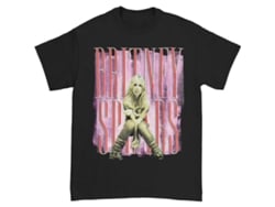 Camiseta ROCKINSTONE Britney Spears amarilla y rosa (L)