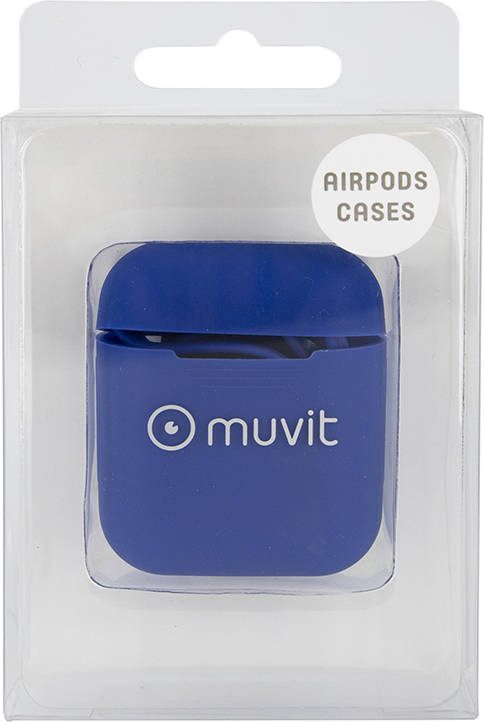 Funda AirPods MUVIT Silicona Azul