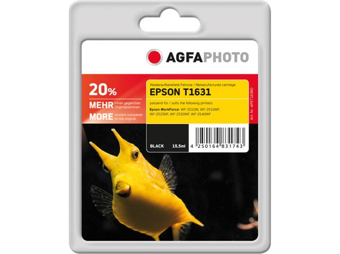 Cartuchos de tinta AGFAPHOTO APET163BD