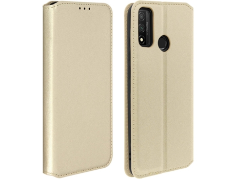 Funda Huawei P smart 2020 AVIZAR Libro Billetera Dorado