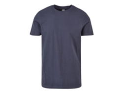 Camiseta para Hombre URBAN CLASSICS (L - Algodón - Azul)