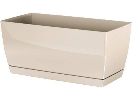 Maceta PROSPERPLAST Coubi Case P (Beis - 29 x 14.2 x 13.6 cm)