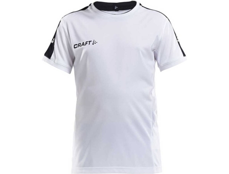 Camiseta de Hombre para Fútbol CRAFT Progress Practise Blanco (10/12 Años)