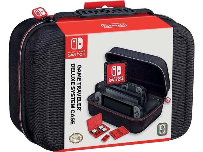 Estuche de Transporte BIGBEN Official Suitcase Negro (Nintendo Switch)