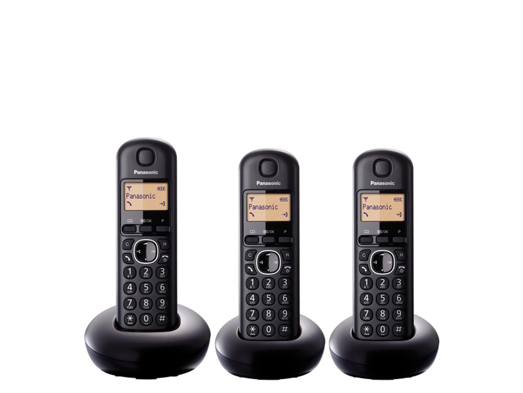 Teléfono Inalámbrico Trío PANASONIC KX-TGB213SPB Negro