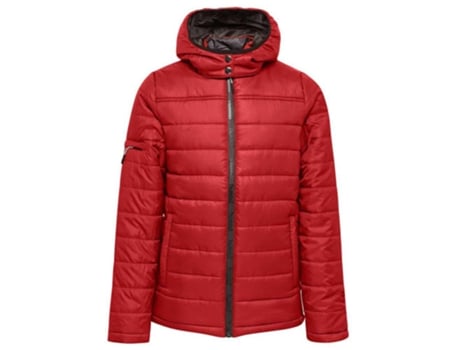 Abrigo para Hombre HUMMEL North Acolchoado Rojo para Fútbol (140 cm)