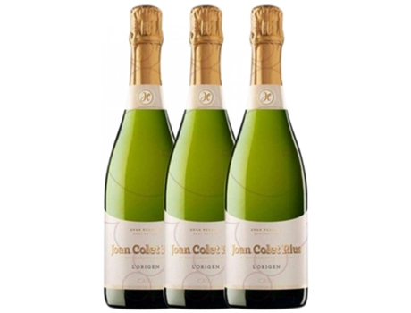 Espumante JOAN COLET RIUS Joan Colet Rius L'Origen Brut Nature Cava Gran Reserva (0.75 L - 3 unidades)