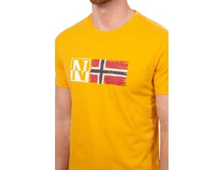 Camiseta de Hombre NAPAPIJRI Naranja (2XL)