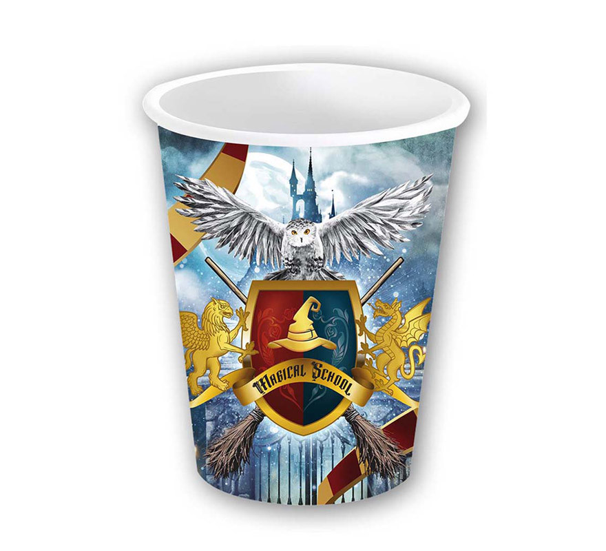 Tazas Desenchables GUIRCA Set de 6 vasos Wizard de 240 Ml (9 cm)