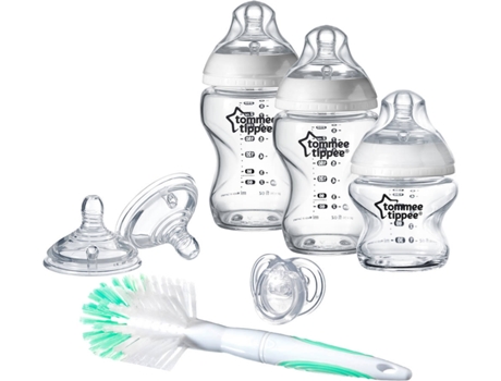 Kit de Biberones TOMMEE TIPPEE Cristal para Recién Nacidos Closer To Nature