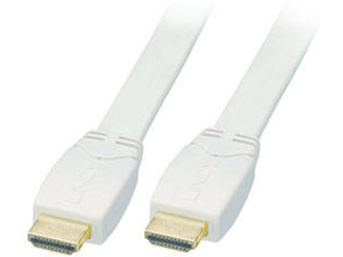 Cable HDMI LINDY (50 cm - Blanco)