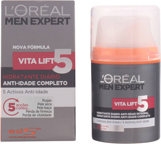 Paris Men Expert integral lift hidratante diario antiedad 50 ml crema facial loreal vitalift 5