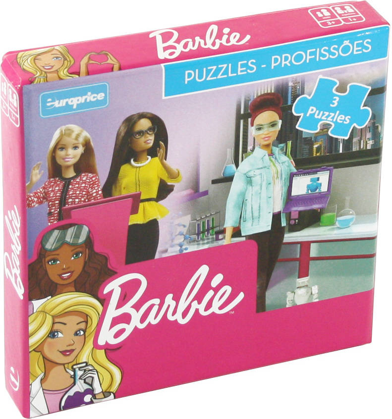 Puzzle EUROPRICE Barbie 4 (Edad Mínima: 3 años - 27 Piezas)