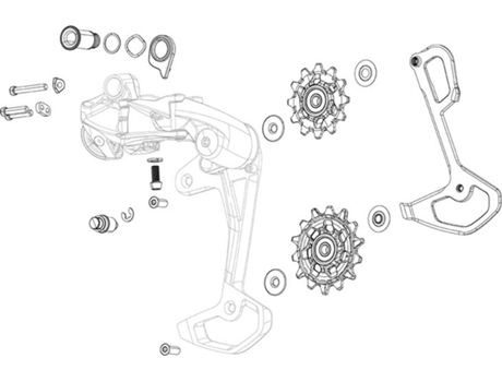 Tornillo SRAM Rec Kit Rival 36T Axs*