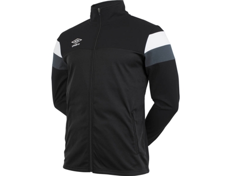 Chaqueta Niños UMBRO Bora Unlined (Negro, Gris métal, Blanco - 8 Años)