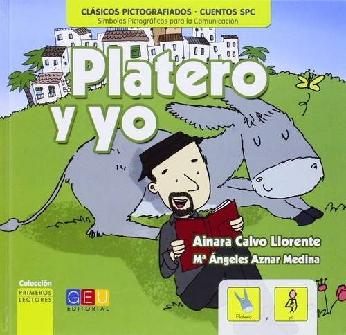 Libro Platero Yo cuento con pictogramas sin tarjetas de ainara calvo llorente español tapa dura