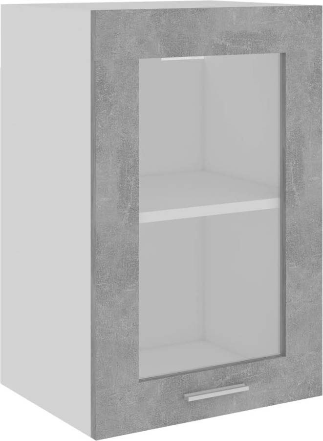 Armário de Pared VIDAXL Hanging Glass Cabinet 802509 (Madera - 40 x 31 x 60 cm)