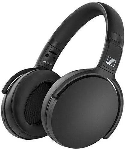 Auriculares Bluetooth SENNHEISER Hd 350 (On Ear - Micrófono - Negro)